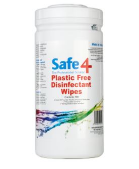 Safe4 Plastic Free Disinfectant Wipes (Refill Pack)